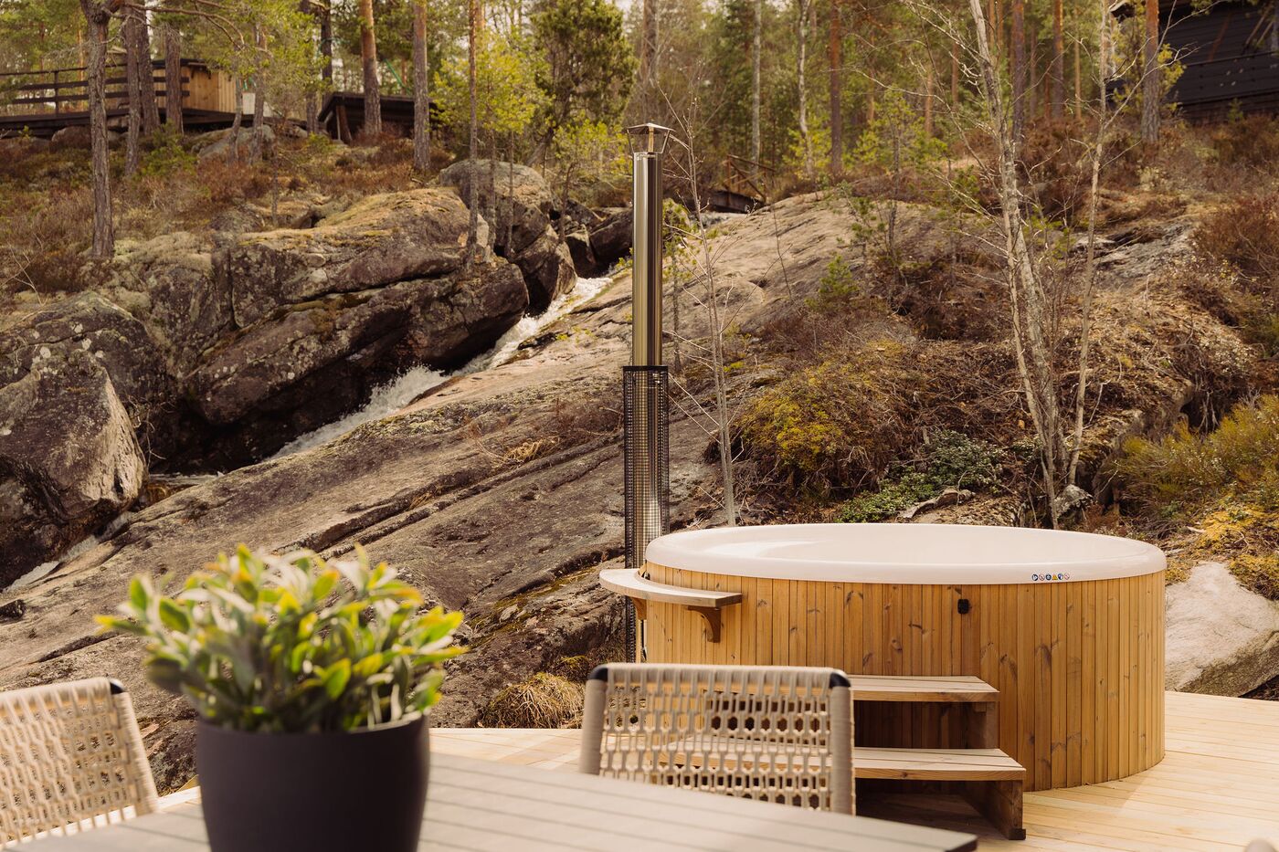 Hottub met uitzicht